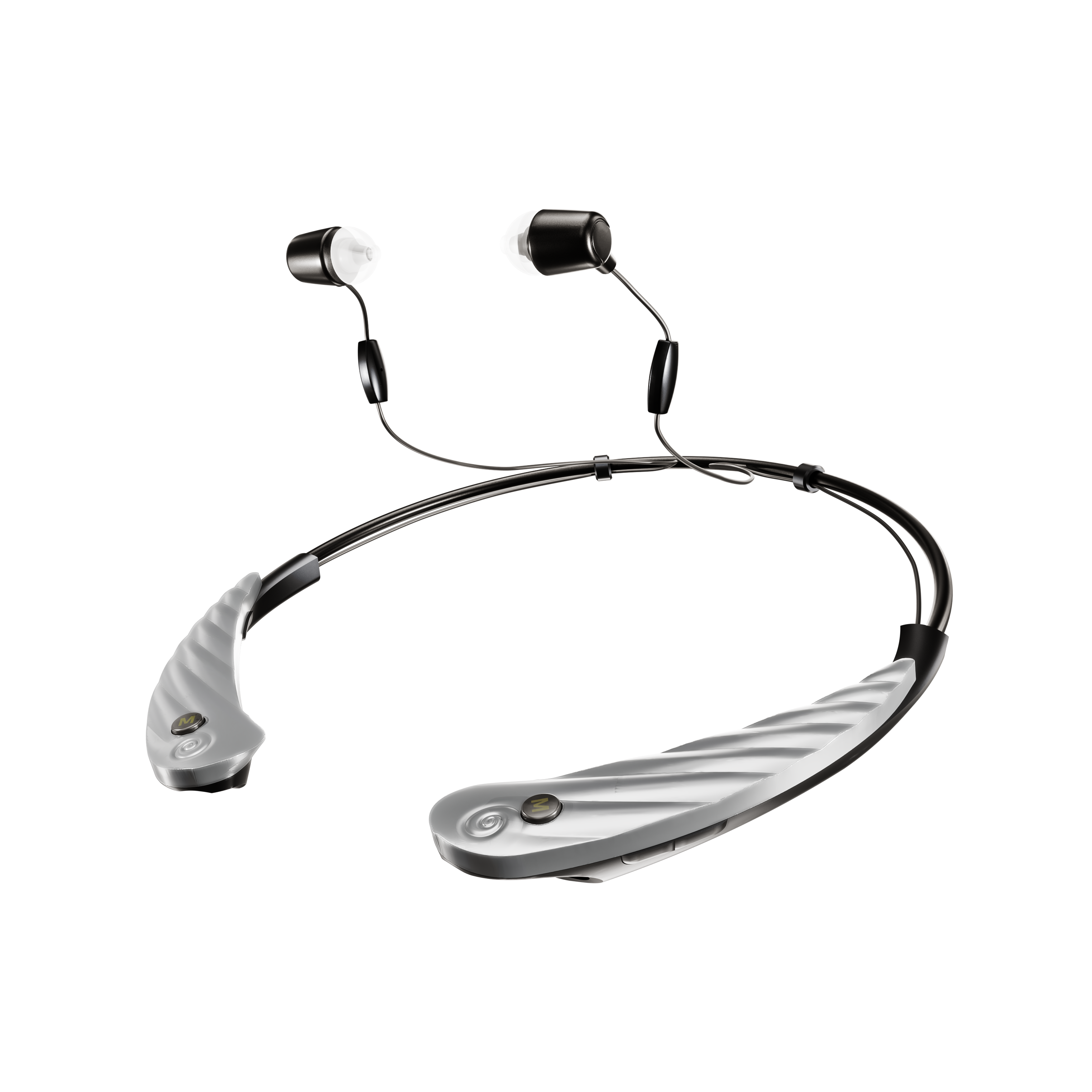 Neckband Active Black Rechargeable Hearing Aids