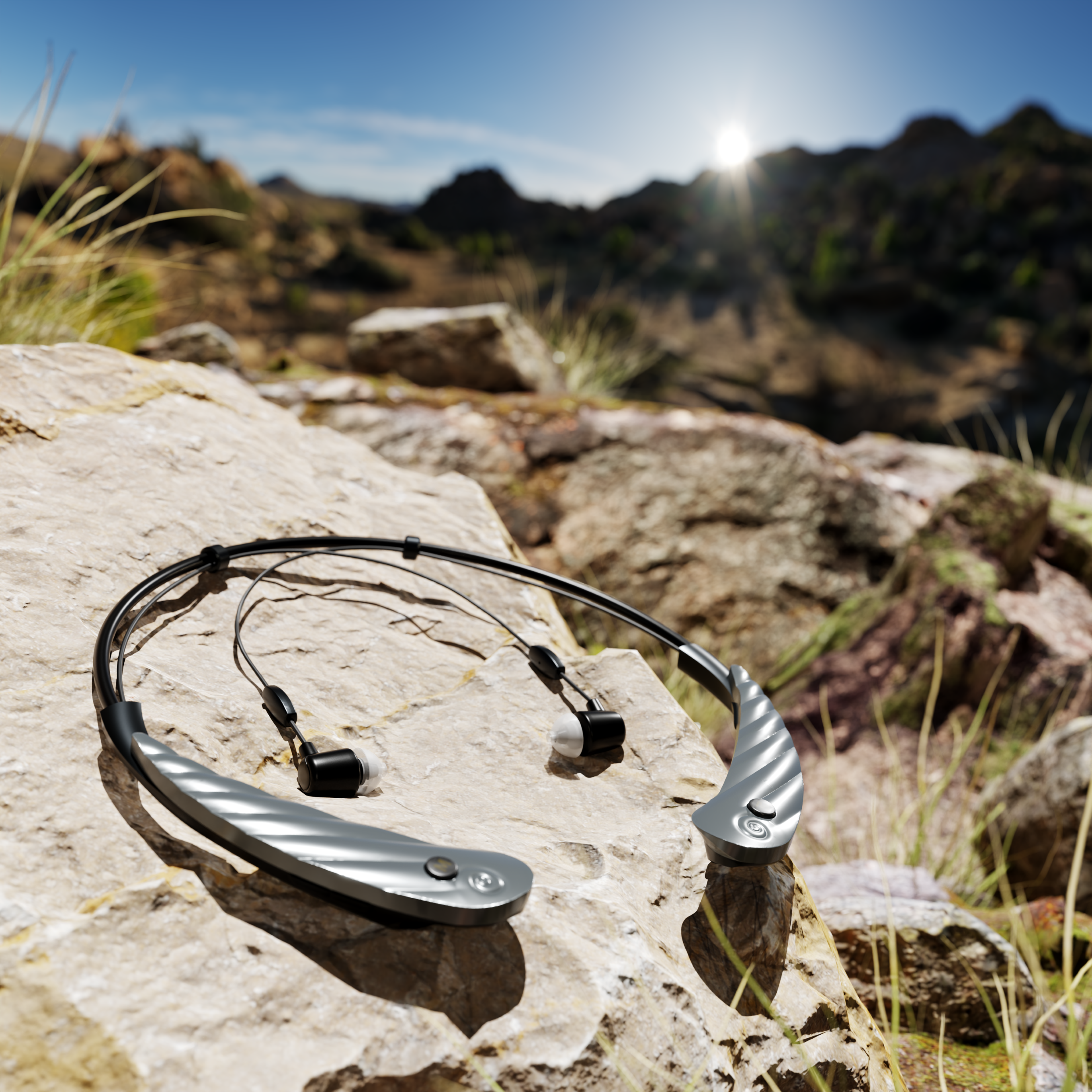 Neckband Active Waterproof Sports Hearing Aids